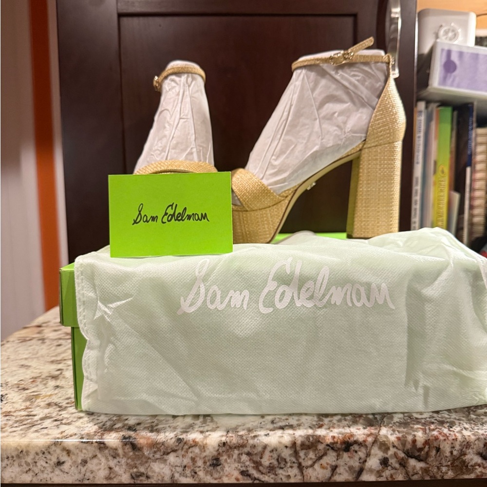 *NEW WITHOUT TAGS* Sam Edelman Julian Platform Dress Sandal - Picture 4 of 16